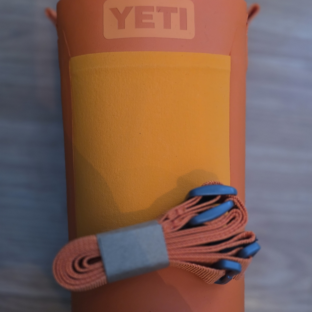 YETI Orange Bottle with Strap